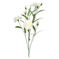 Kunstblumenstrauß "Nelken" weiß