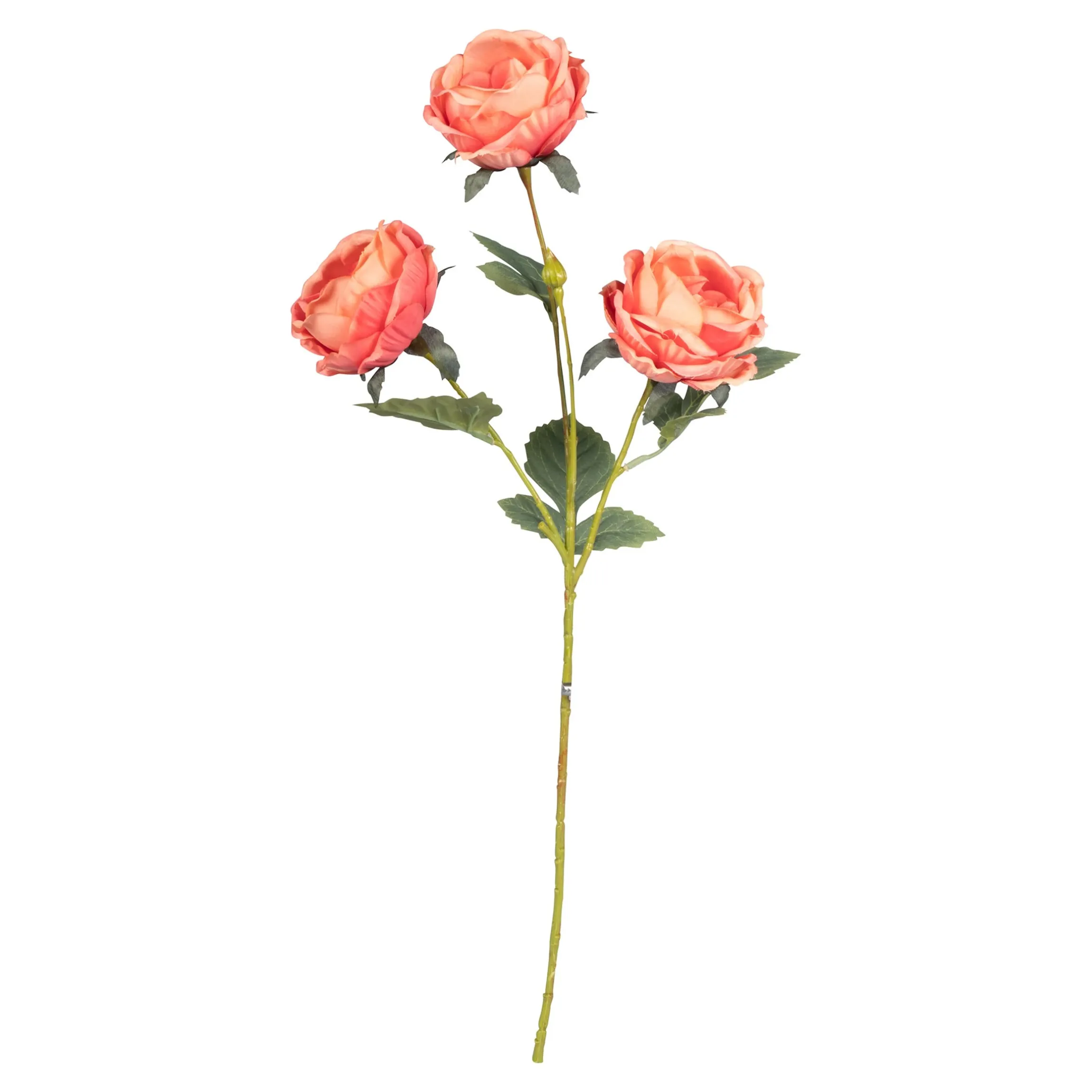 Kunstblume "Wildrose" koralle