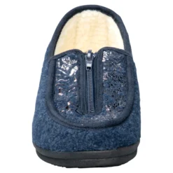 Kuschel-Mokassin „Kalinka“ blau