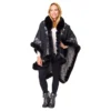 Kuschel-Poncho „Elegant“