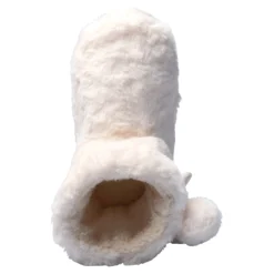 Kuschelstiefel mit Bommel