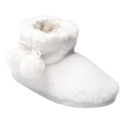 Kuschelstiefel mit Bommel