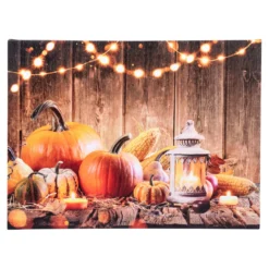 LED-Bild „Goldener Herbst“