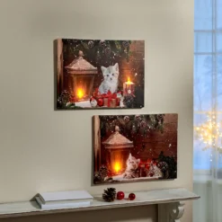LED-Bild Kater Paul