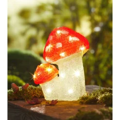 LED-Dekofigur "Leuchtpilze"