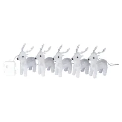 LED-Dekofigur "Rentiere", 5 Stück