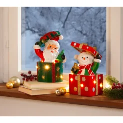LED-Deko-Figur Santa