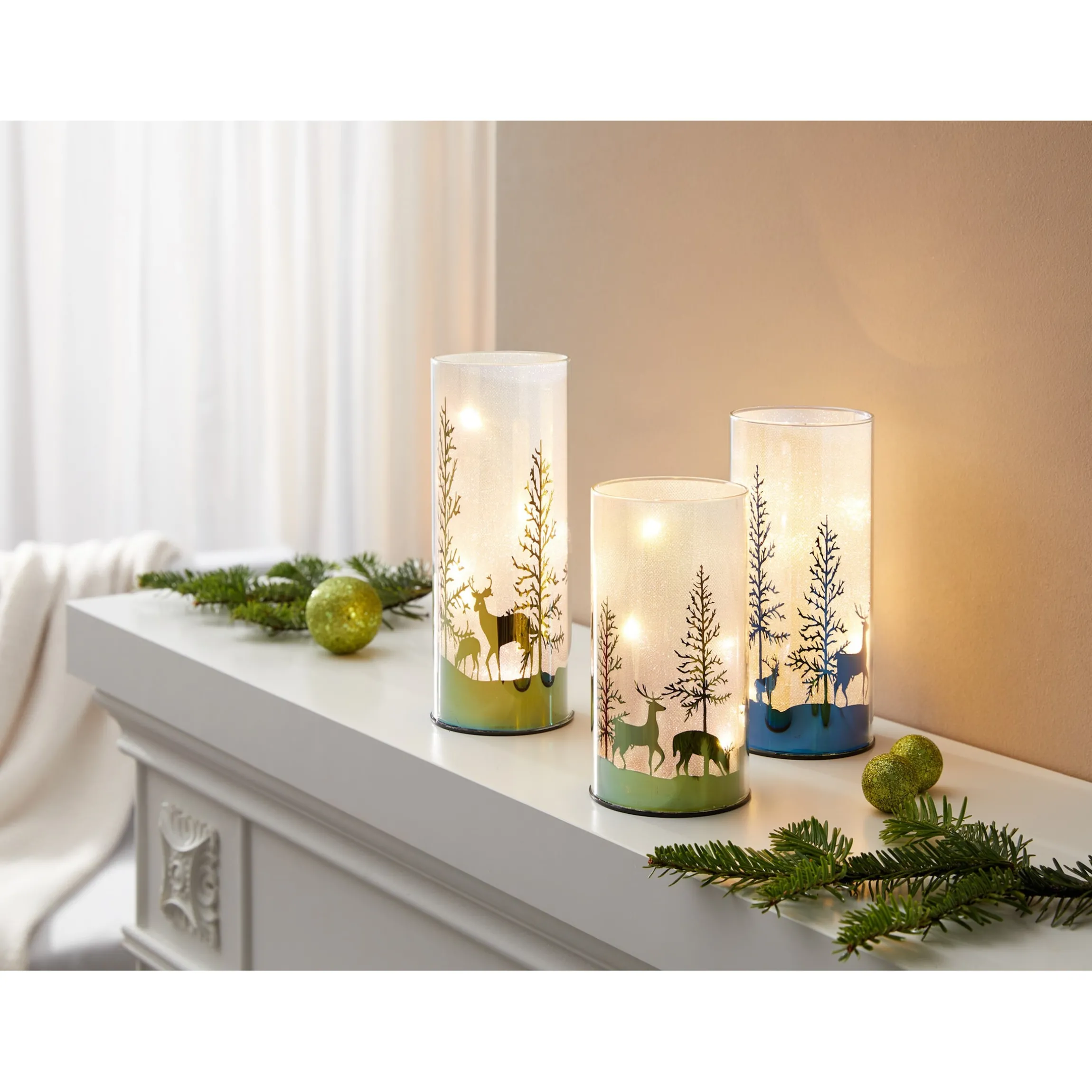 LED-Dekoglas 20 cm