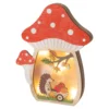 LED-Dekoration "Pilz" rot