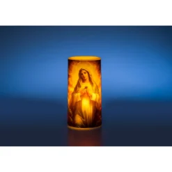 LED-Echtwachskerze Maria