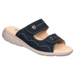 Leder-Komfortpantolette "Lisa"