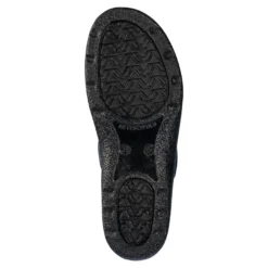 Leder-Pantolette für Herren blau