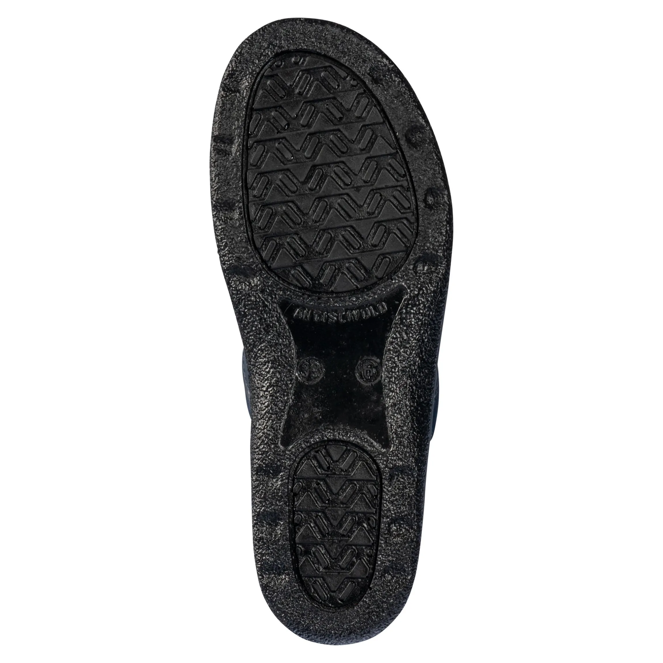 Leder-Pantolette für Herren blau