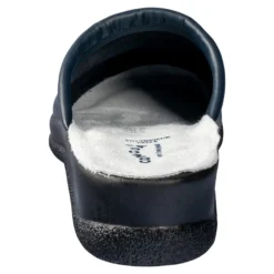 Leder-Pantolette für Herren blau