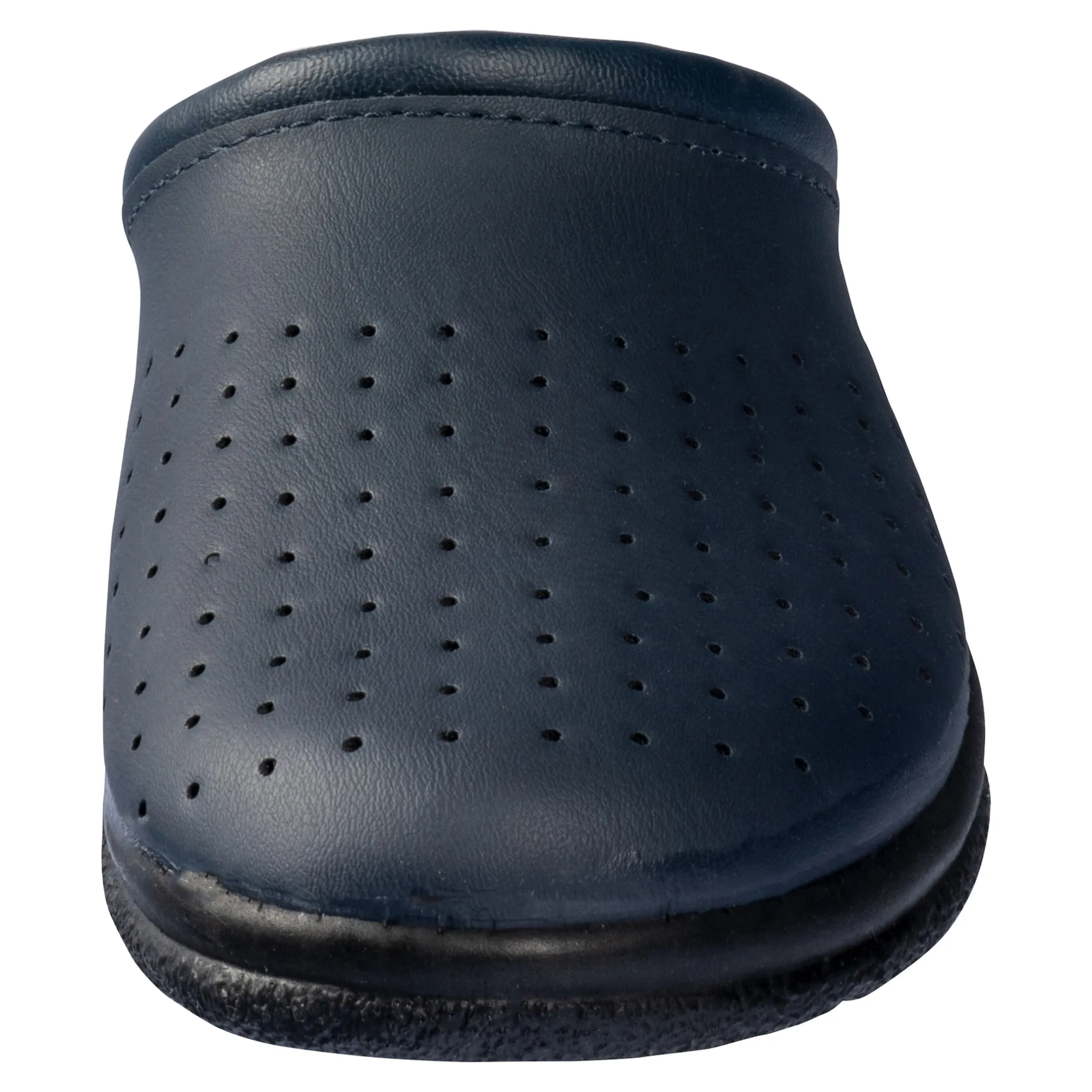 Leder-Pantolette für Herren blau