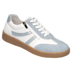 Leder-Sneaker „Lisa“ hellblau