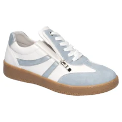 Leder-Sneaker „Lisa“ hellblau