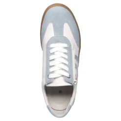 Leder-Sneaker „Lisa“ hellblau