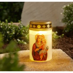 LED-Grabkerze „Maria“