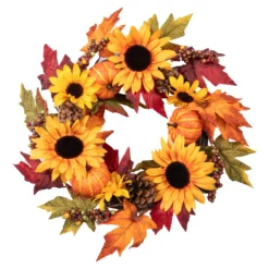 LED-Kranz „Goldener Herbst“