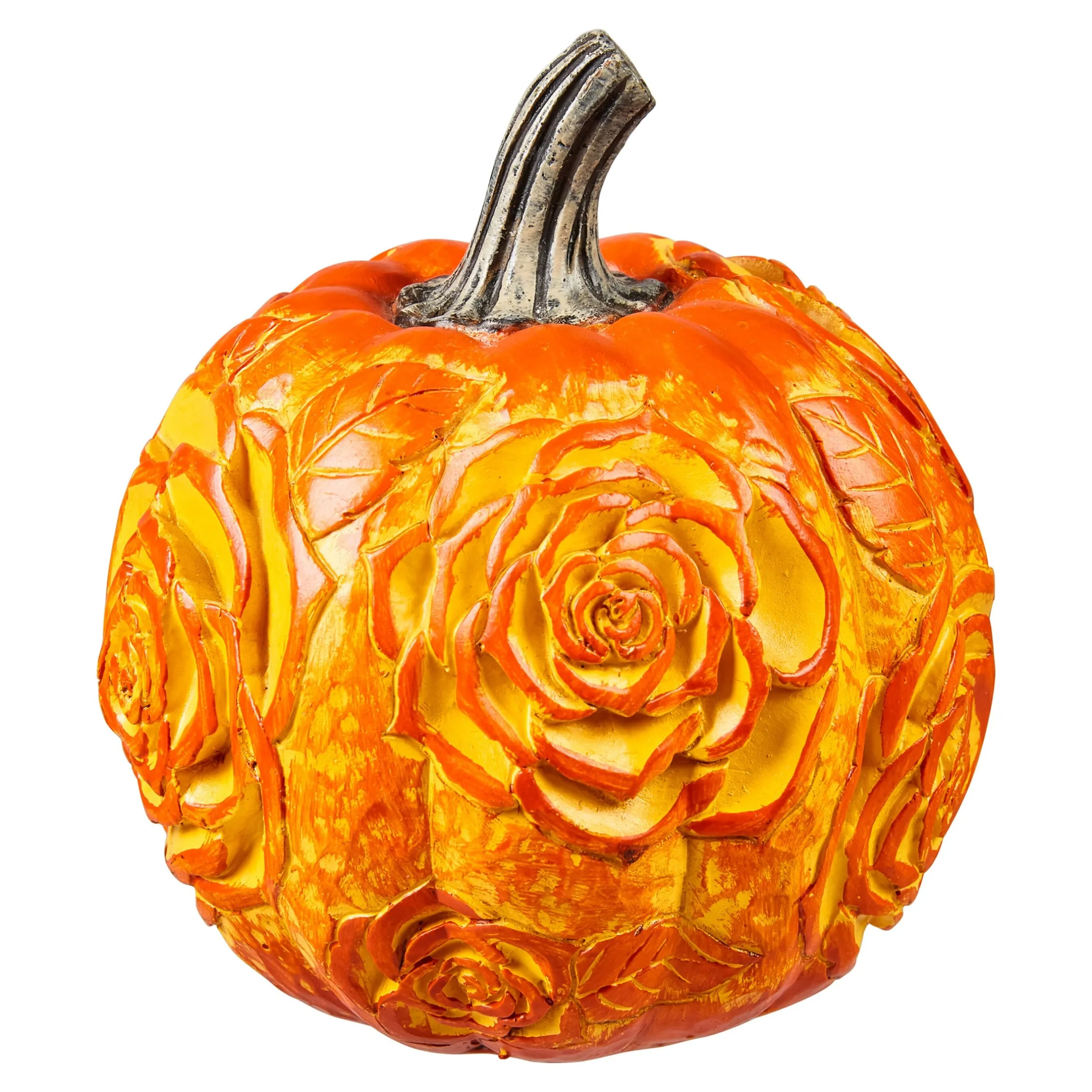 LED-Kürbis "Rosen"