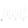 LED-Lichtervorhang „Schneeflocken“, 95 cm