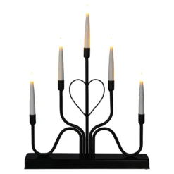 LED-Metall-Kerzenleuchter „Eleganza“