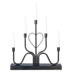 LED-Metall-Kerzenleuchter „Eleganza“