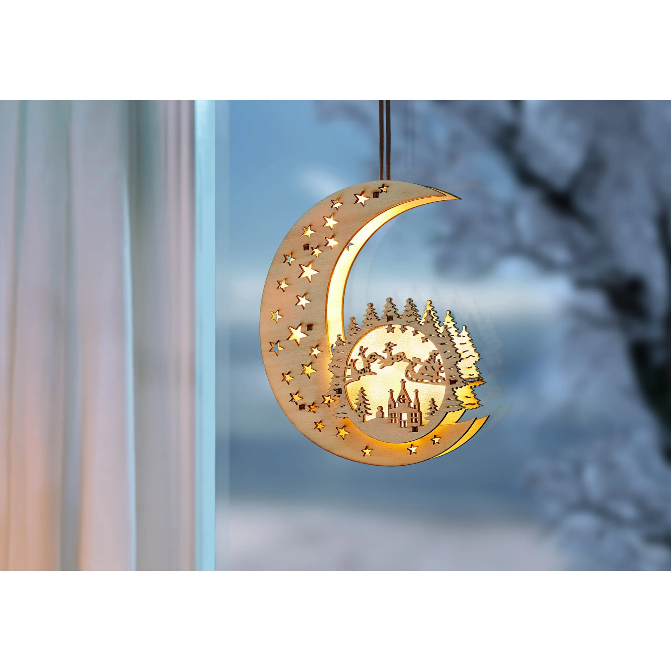 LED-Mond "Schlittenfahrt"