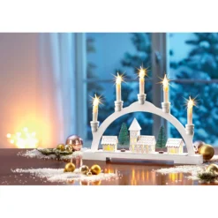 LED-Schwibbogen "Winterdorf"