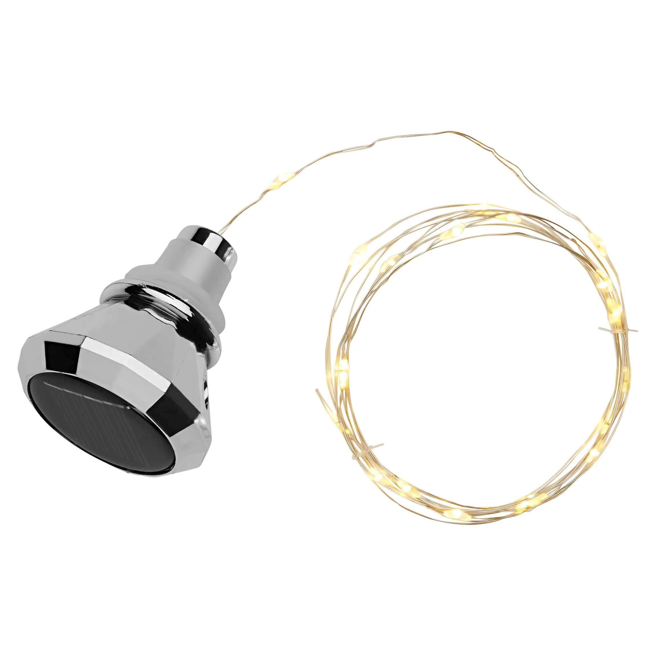 LED-Solar-Flaschenlicht "Diamant"