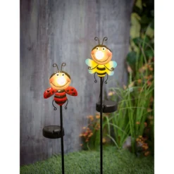 LED-Solar-Gartenstecker „Flieger-Freunde“ Biene