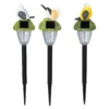 LED-Solar-Leuchten „Vogel“, 2 Stück + 1 Stück gratis