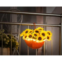 LED-Solar-Pflanztopf „Regenschirm“