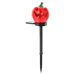 LED-Solar-Stecker „Kürbis"