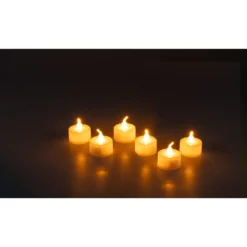 LED-Teelichter „Basic“, 6 Stück