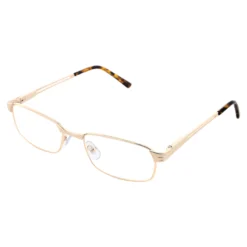 Lesebrillen "elegant" + Gratis Etui gold