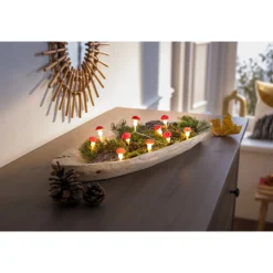 Lichterkette "Fliegenpilz", 1,2 m