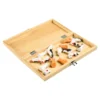 Ludo-Brettspiel „Katzenärger“, Holzspielbrett, 16 Spielfiguren + Würfel
