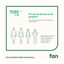 Matratze max foam by fan