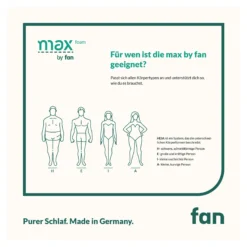 Matratze max foam by fan