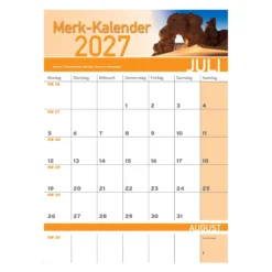 Merk-Kalender 2027 Natur