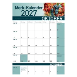 Merk-Kalender 2027 Natur