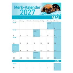 Merk-Kalender 2027 Tierbabies