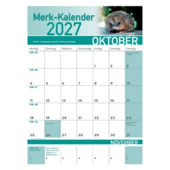 Merk-Kalender 2027 Tierbabies