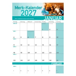 Merk-Kalender 2027 Tierbabies