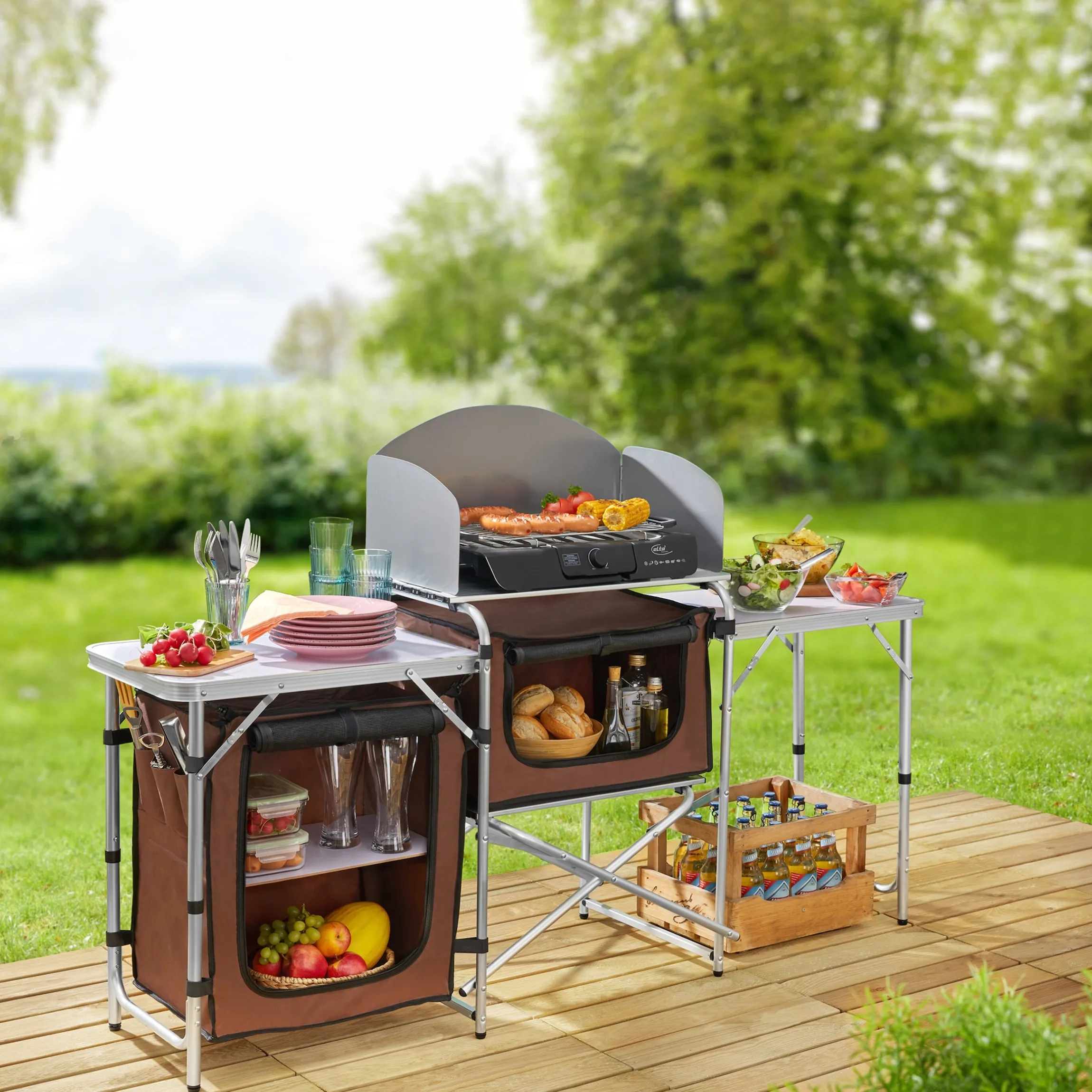 Mobile Outdoor-Küche
