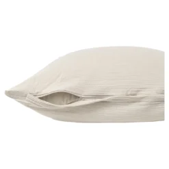 Musselin-Baumwollbettwäsche Set "Annalena", 4 teilig, 135x200 cm beige