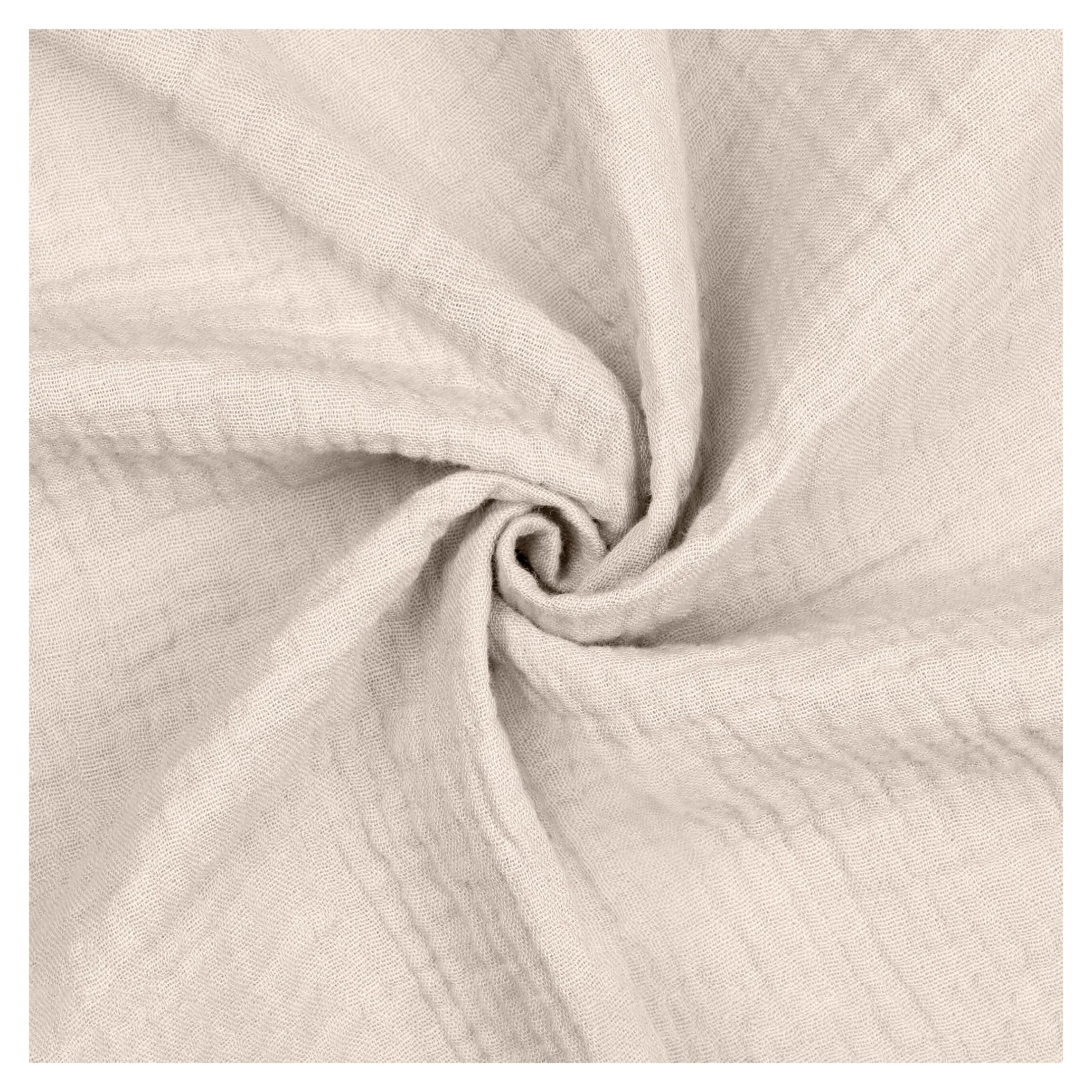 Musselin-Decke "Annalena", 150x200 cm beige