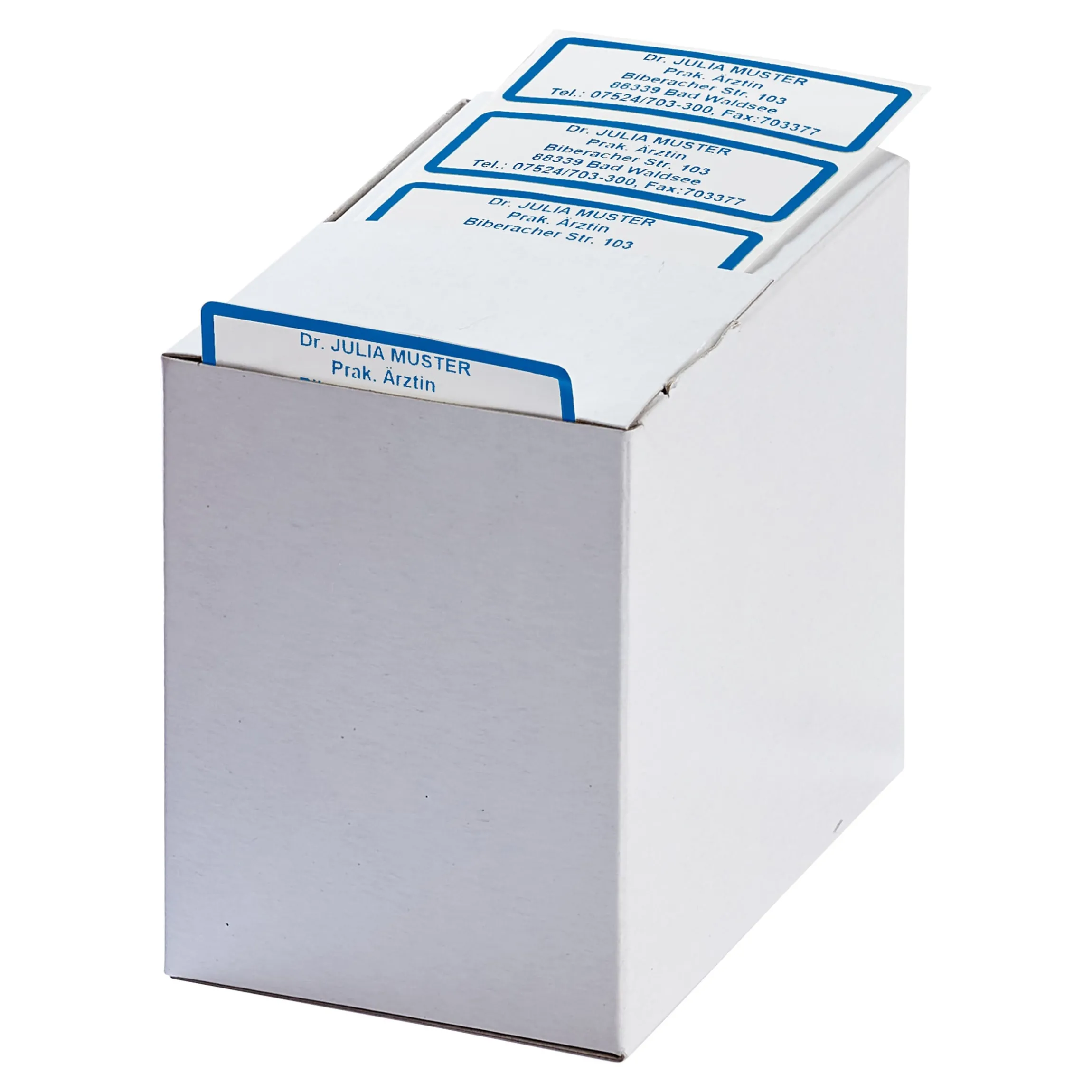 Namensaufkleber "Schrifttyp A" blau